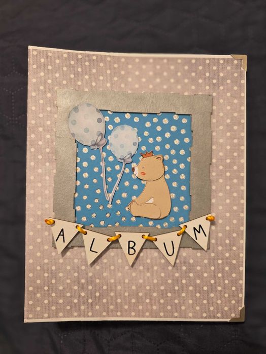Album na zdjęcia ręcznie robiony, scrapbooking, dla dzieci