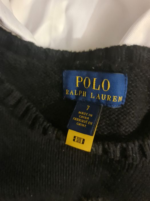 Sweter Polo Ralph z MIŚ !!! 130cm