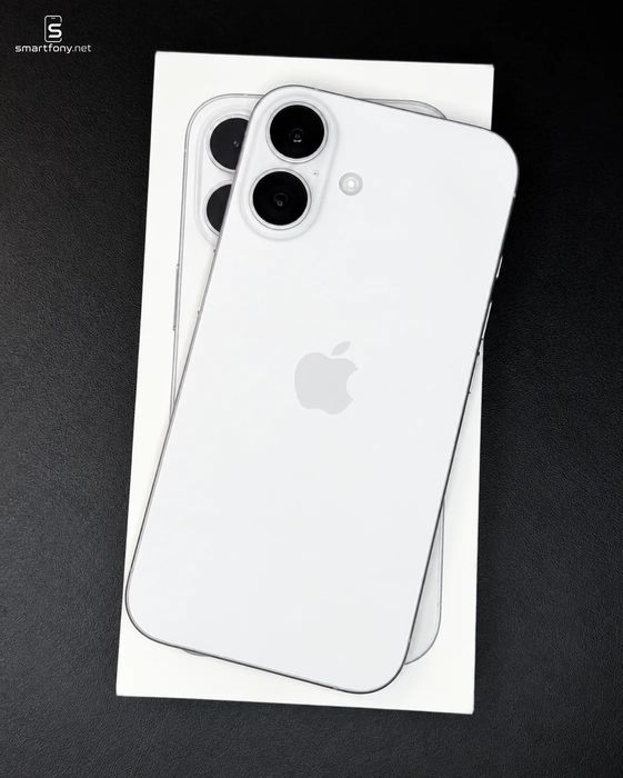 iPhone 16 128 GB White | Open Box | Gwarancja Apple | 0 cykli | SIM+eSIM