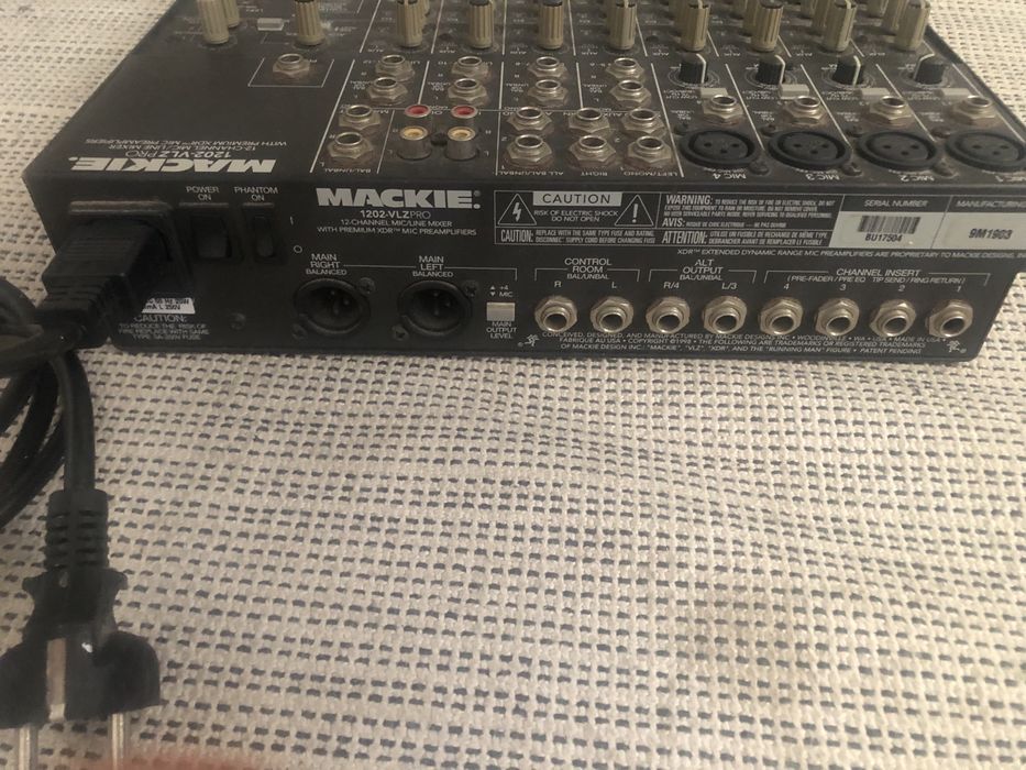 Mesa mistura Mackie 1202 VLZ Pro