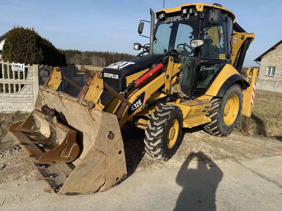Cat 432e Premier Klima 5 biegow joystik caterpillar koparko ladowarka