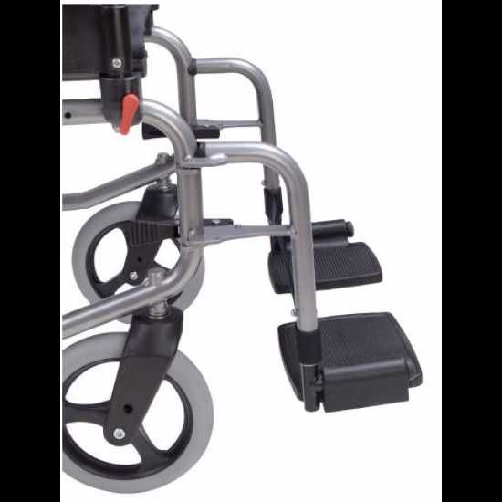 Cadeira de Rodas Manual em Aço Celta 41/43/46 cm Roda Grande - NOVO