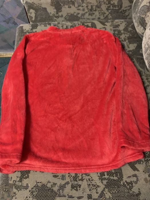 Домашний теплый велюровый костюм