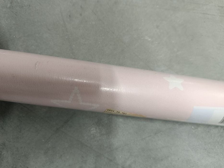 Rolo papel parede infantil rosa