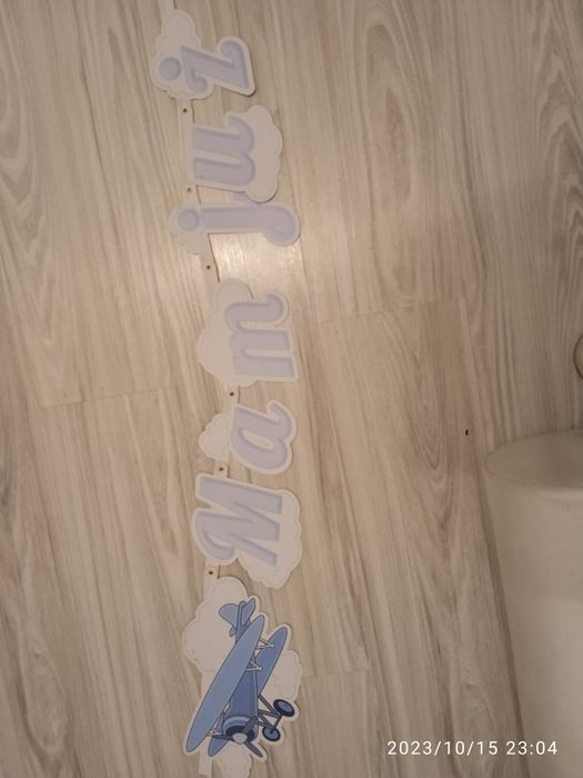 Napis Mam już roczek, możliwa wysyłka