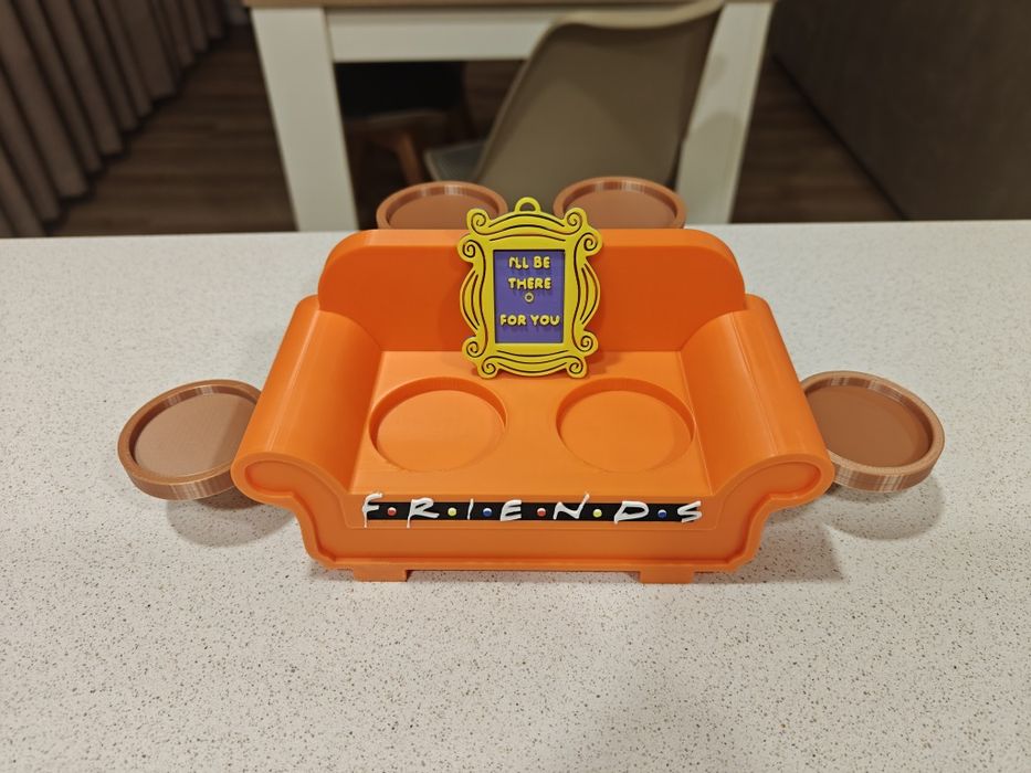 Expositor sofá Friends Funko Pop McDonalds