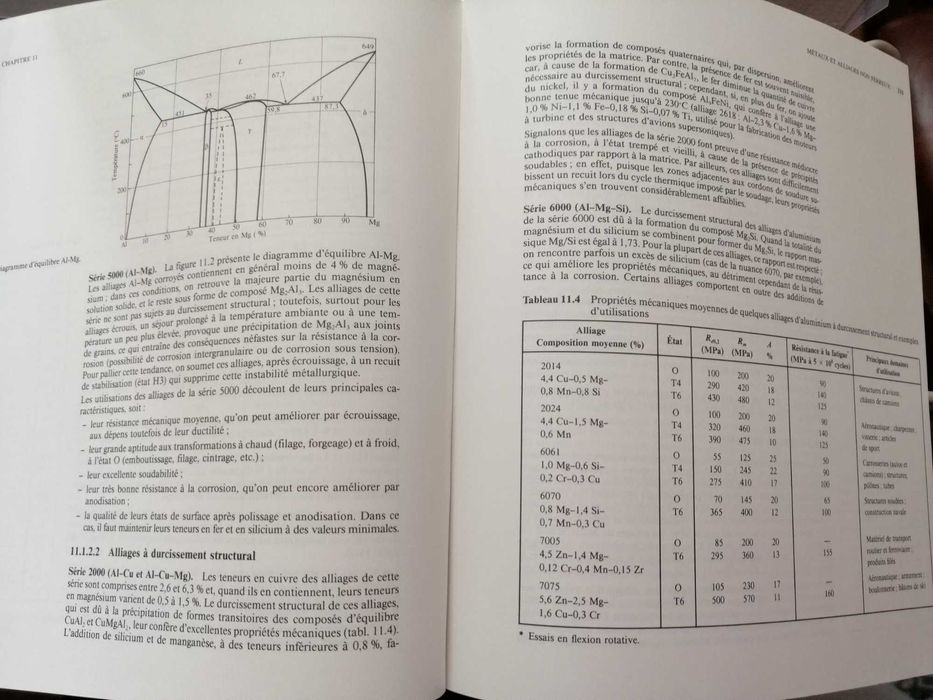 Livro sobre estudo dos materiais: Des Matériaux, em francês