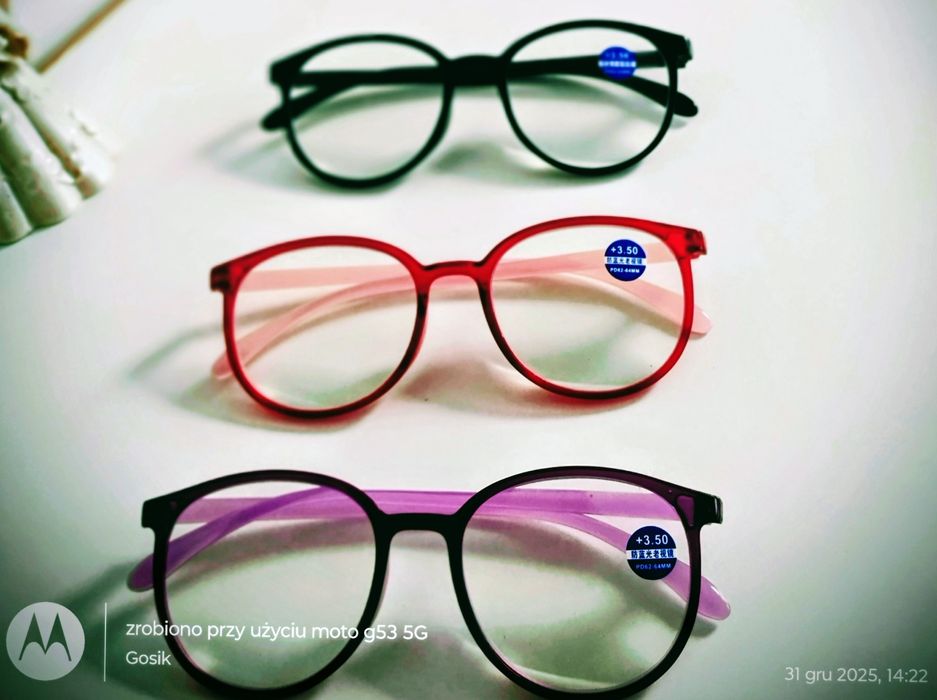 Okulary do czytania nowe