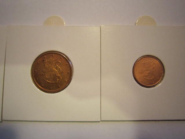 Moedas Finlândia 2001