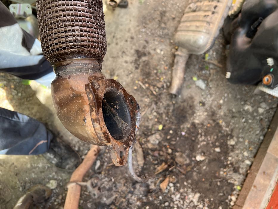 Приемная труба выхлопная труба mercedes w166 ml 3.0