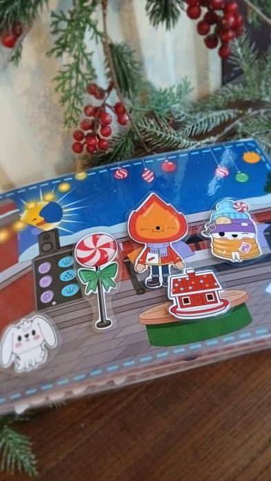 Зима в Тока Бока Частина 3 альбом гра на липучках