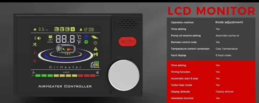 Ogrzewanie olejowe postojowe Sunster 8kW