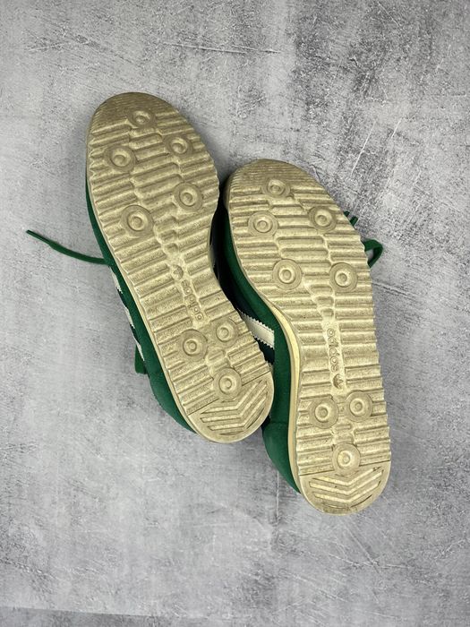 Adidas SL72 Zielone Sneakersy Retro Zamszowe Sznurowane
