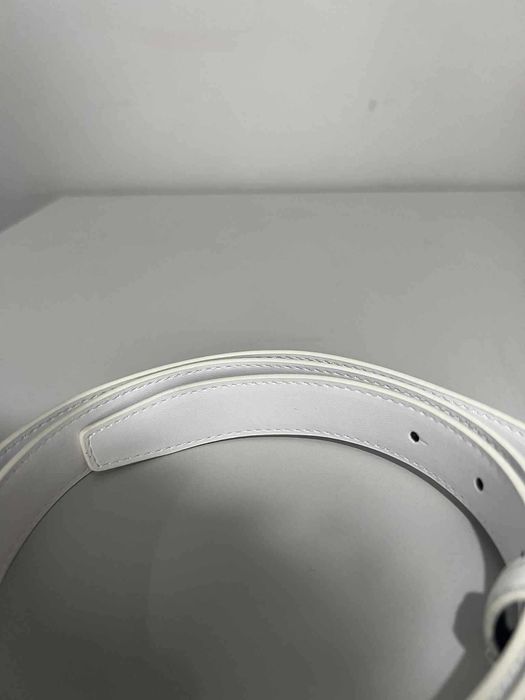 Pasek pinko bialy nowy damski 110cm oryginalny