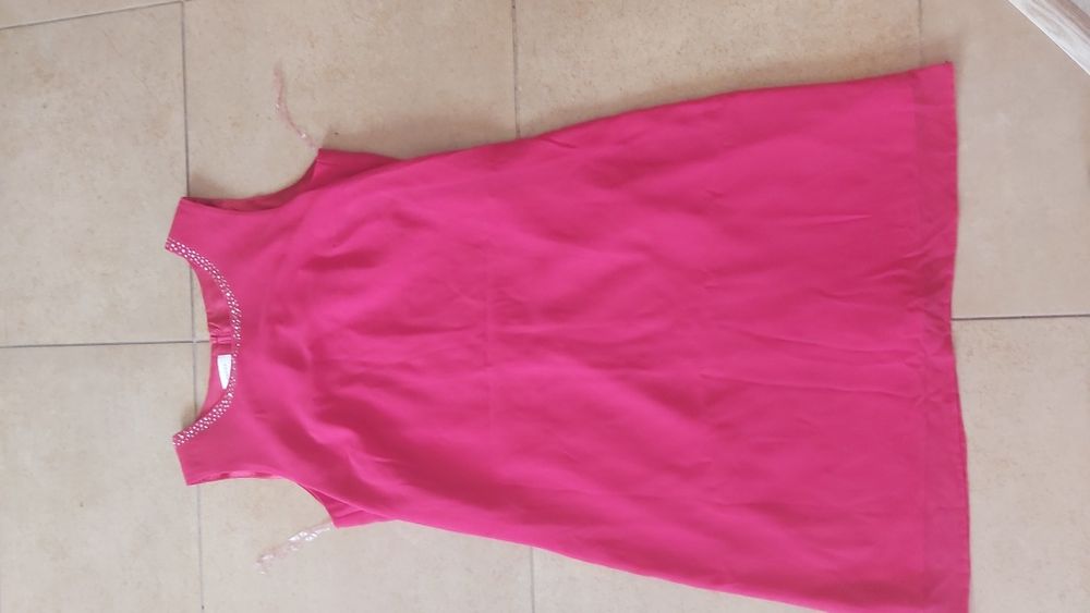 Kwatex sukienka na wesele komunię różowa rozmiar 44