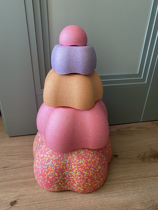 Duze klocki ukladanka balansowanie dropsy stepping stone