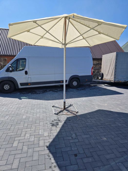 PARASOL ogrodowy Okrągły 3,5x 3,5m - SOLIDNY
