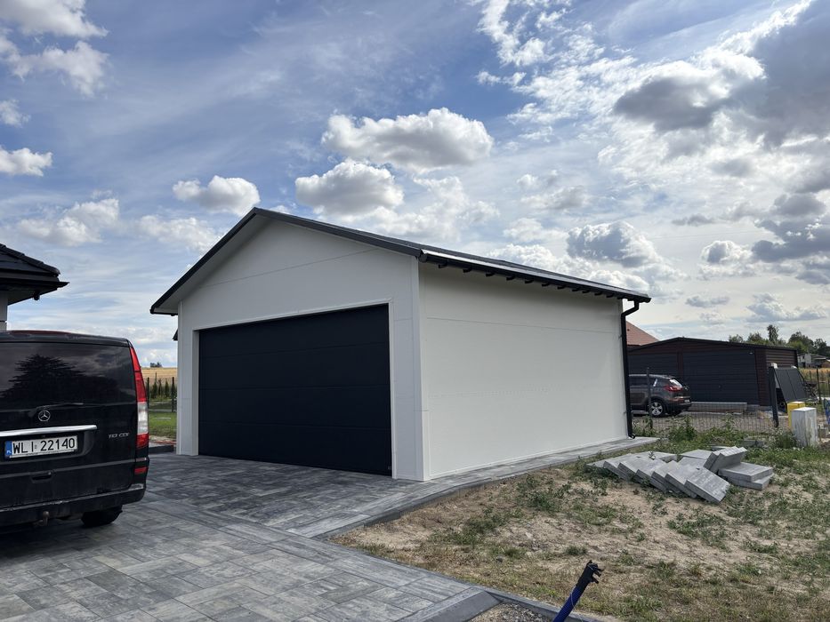 Garaż ocieplany 6x6x3 ocynk płyta warstwowa