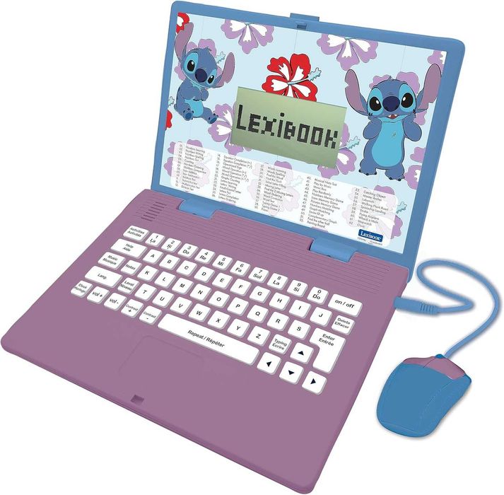 Lexibook Francusko-angielski notebook edukacyjny Disney Stitch 124