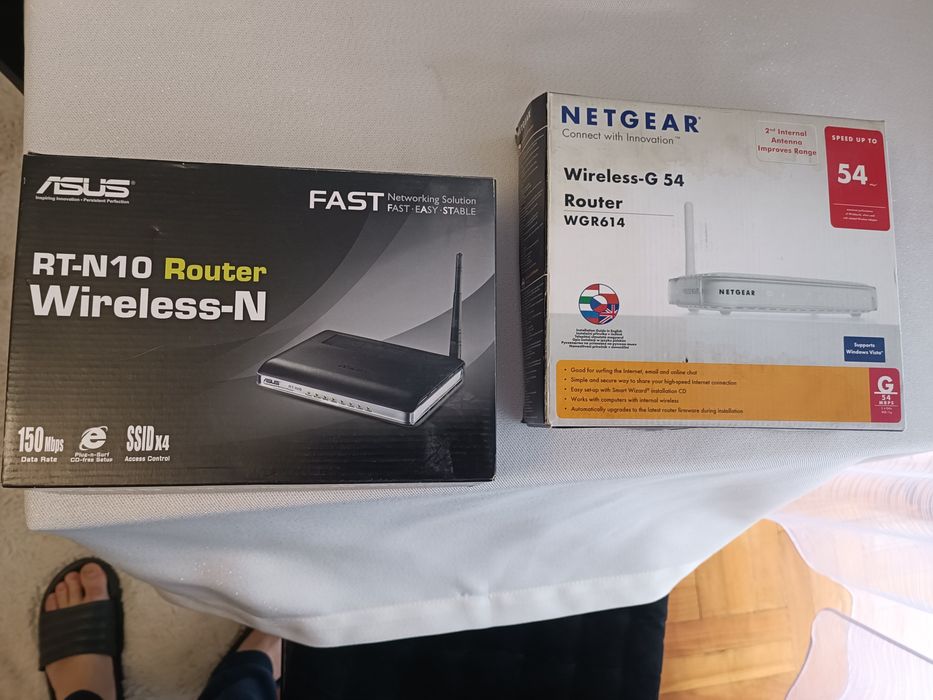 Router wifi asus, netgear