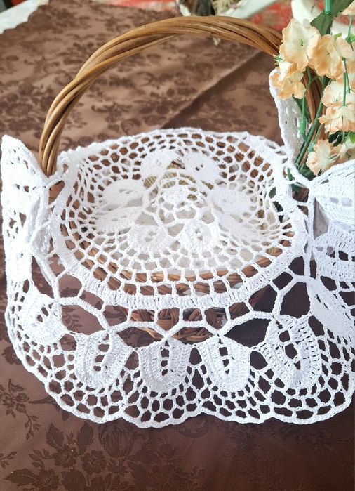 Serwetka na koszyk Wielkanocny Handmade