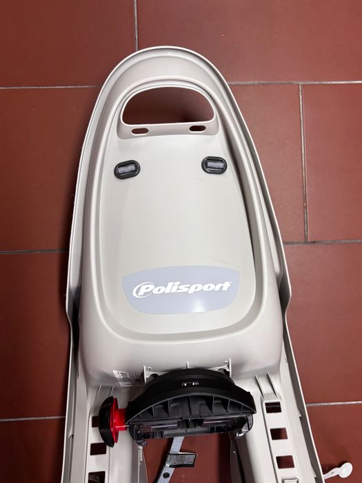 Cadeira de bicicleta Polisport Groovy – Bege – Fixação na bagageira