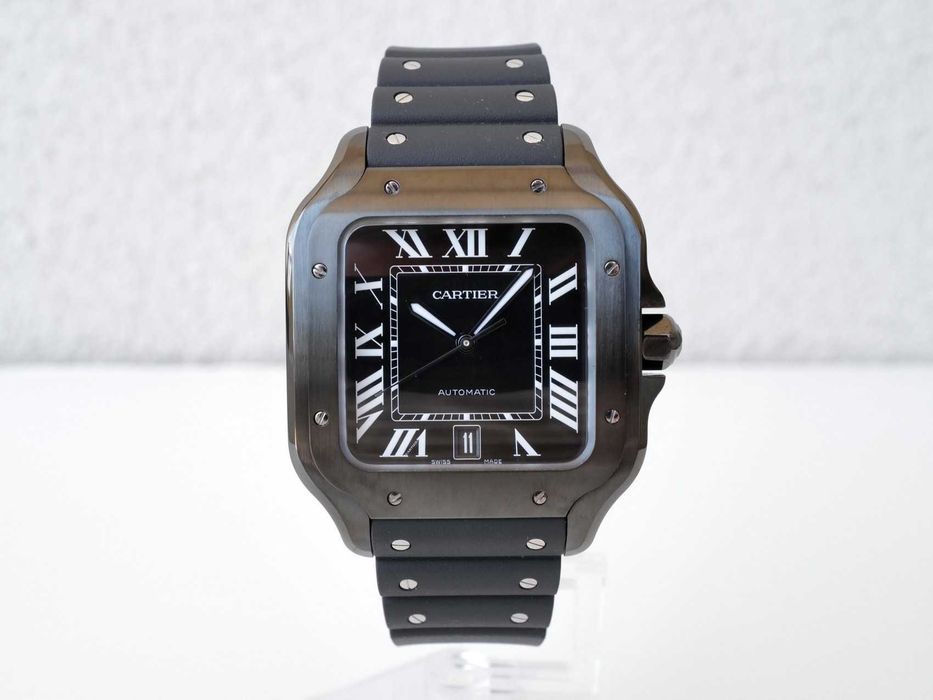Cartier Santos de Cartier Large Black ADLC 40mm