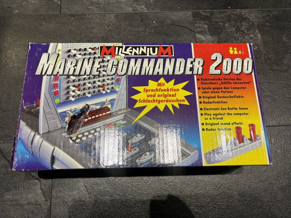 Elektroniczna gra w statki Nowa  oryginał Vintage