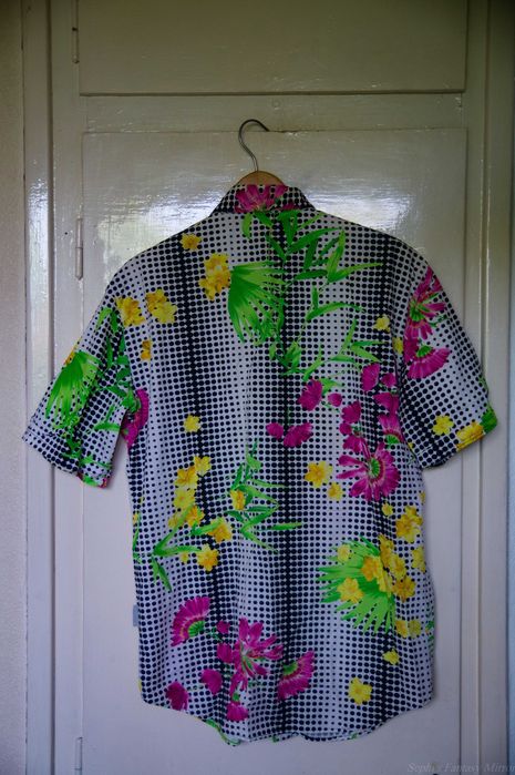 Koszula krótka Versace Jeans Couture kolorowa M