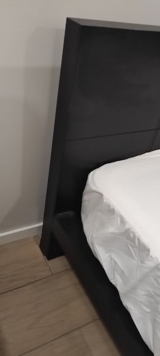 Cama de Casal 160x200 (Wengué / Madeira Escura) + Estrado