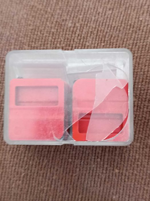 Conjunto de Material Escolar de Escritório vermelho