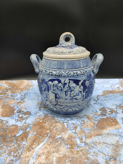 Duża ceramiczna Bola  - Pięknie zdobiona 4 Litry - Design Osłonka 2750