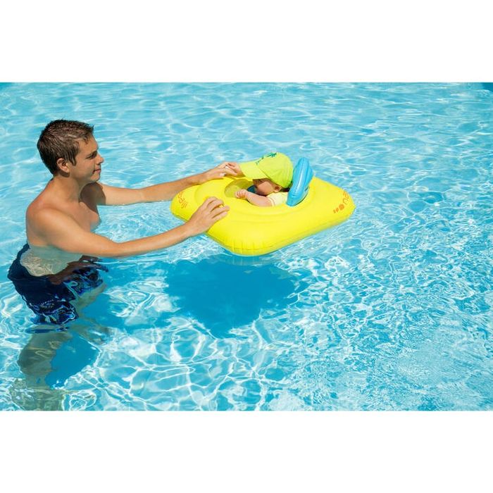 Boia Insuflável de Piscina com Assento para Bebé de 7-11 kg