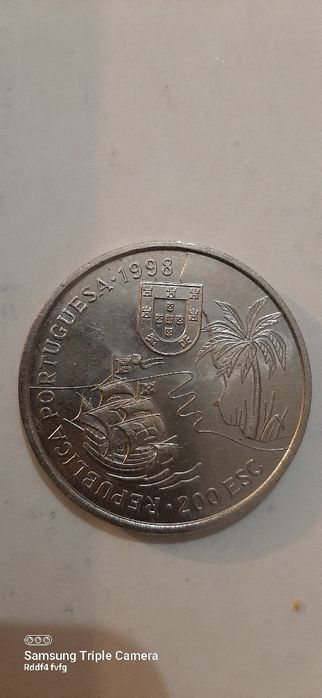 200 Escudos 1998 Terras do Natal, Portugal