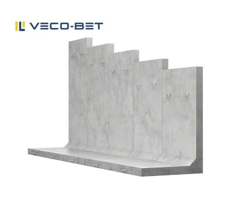 Mur oporowy L / ściana oporowa / mury oporowe T