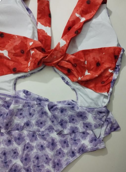 Fato de banho/Trikini Roxo Novo