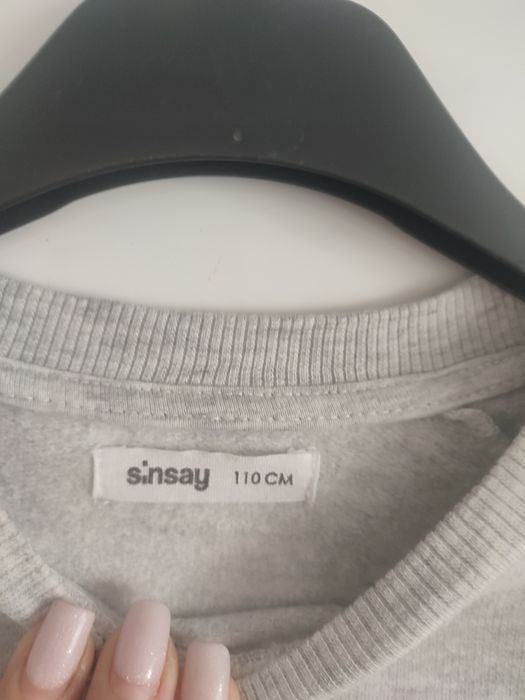 Szara bluza dla chłopca