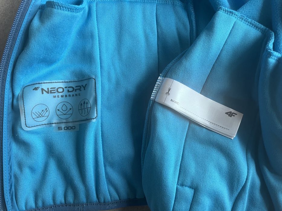 Kurtka softshell 4f membrana 5000 niebieski