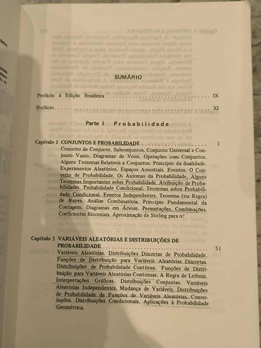 Livro "Probabilidade e Estatística" de Murray R. Spiegel