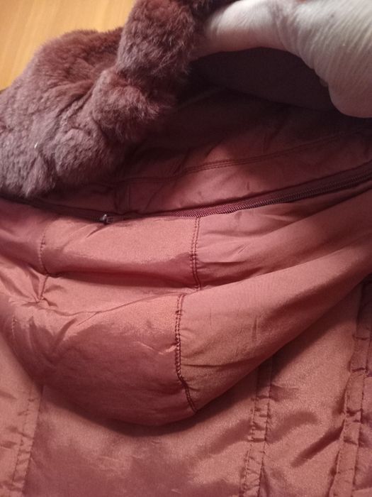 Довгий зимовий  пуховичок