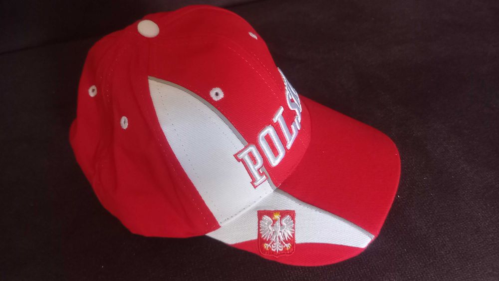 Czapka kibica, czapka z daszkiem Polska, czapka na mecz
