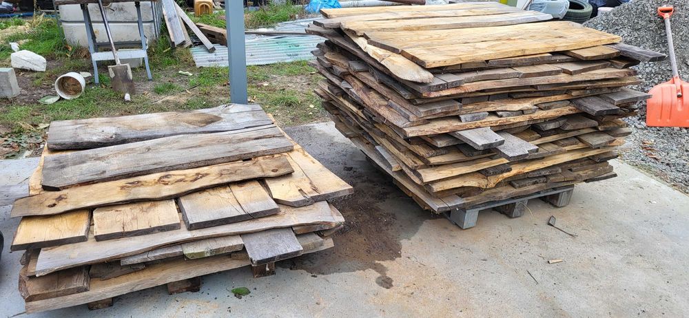 Deski debowe foszty sztachety  tarcica dąb retro nacogrodzenia ławki