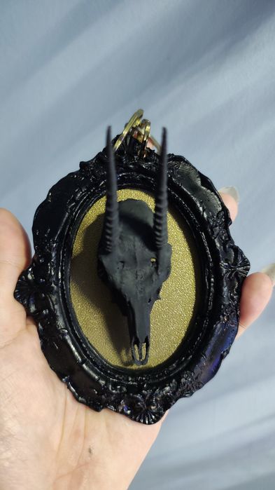 Ramka z czaszką 3d Gothic