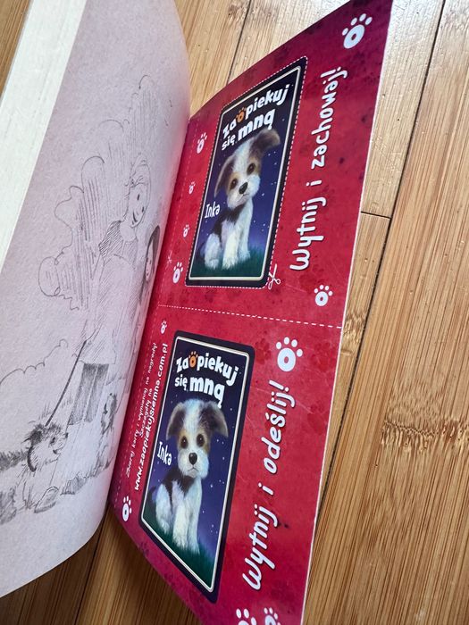 Inka, porzucone szczenię Holly Webb książka seria Zaopiekuj się mną