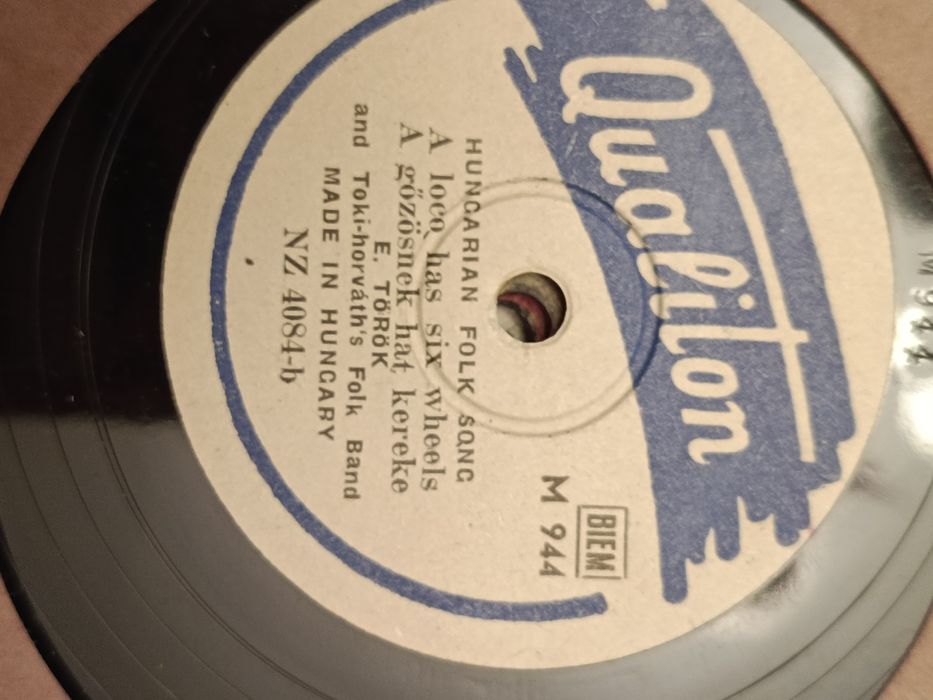 Płyta szelakowa przedwojenna - Qualilon