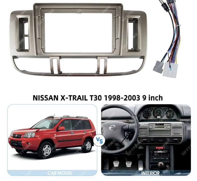 Якісна магнітола CarPlay швидкий процесор Nissan X-Trail Нисан 98-2015