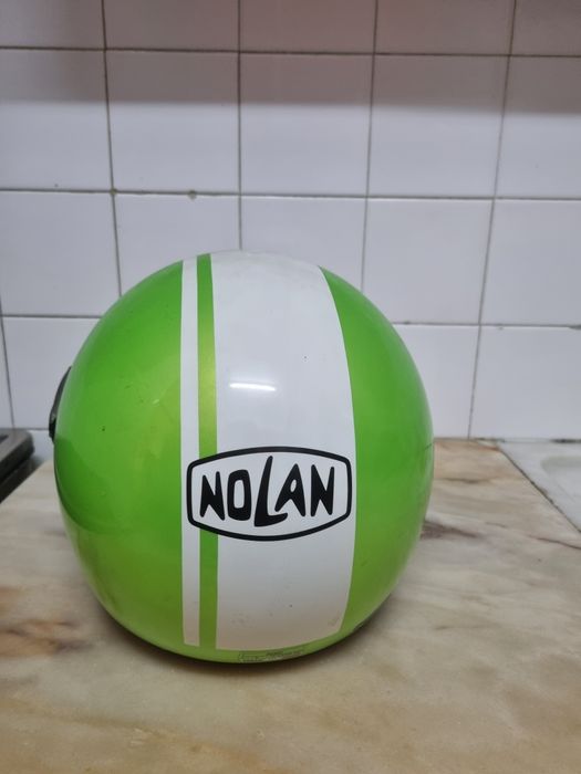Capacete Nolan N20 Verde ótimo