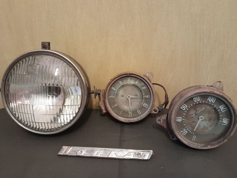 стекло фг-145, фара манометр 50е года, шильдик, примус туриста