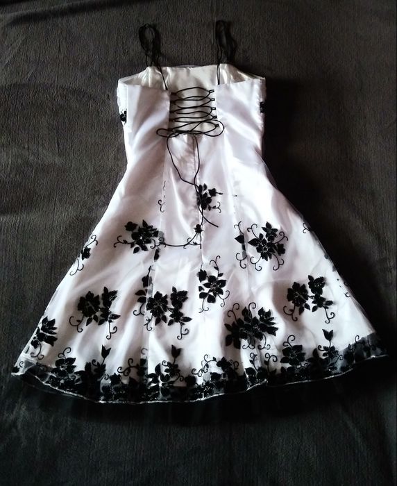 Sukienka biała gorset, ślub / chrzest / komunia