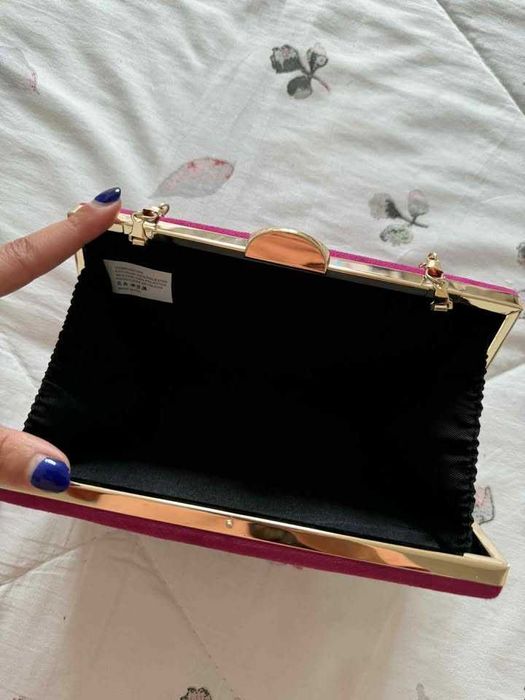 Clutch Rosa Pele de Pêssego